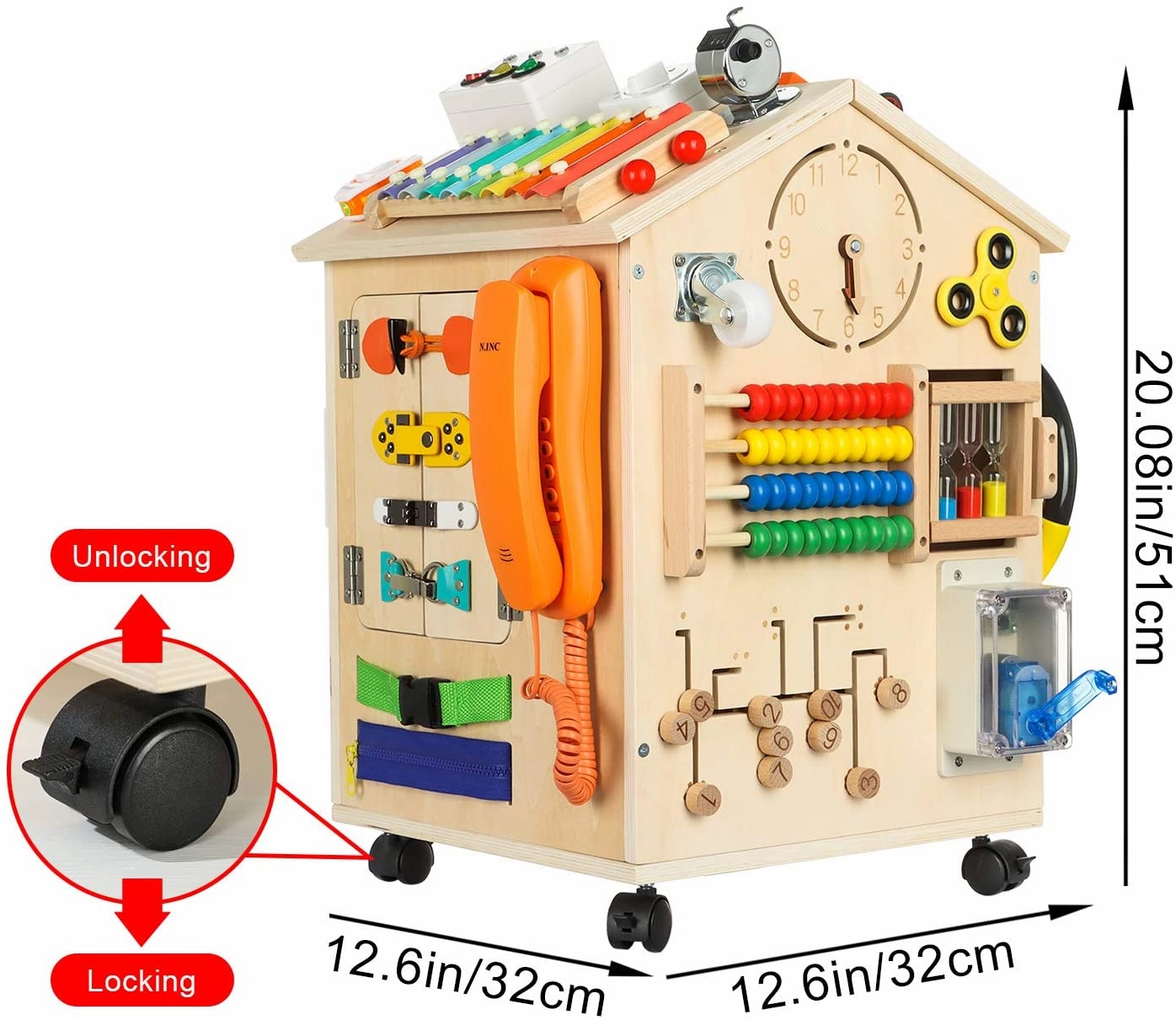 Learn Dress Active 3  Old Kids - Music Travel Learning Car Genenic Toys to Board Busy for High-end design Toddlers-38-IN-1 for Year Board House Busy and House Airplane Low-price Toys Toy or for