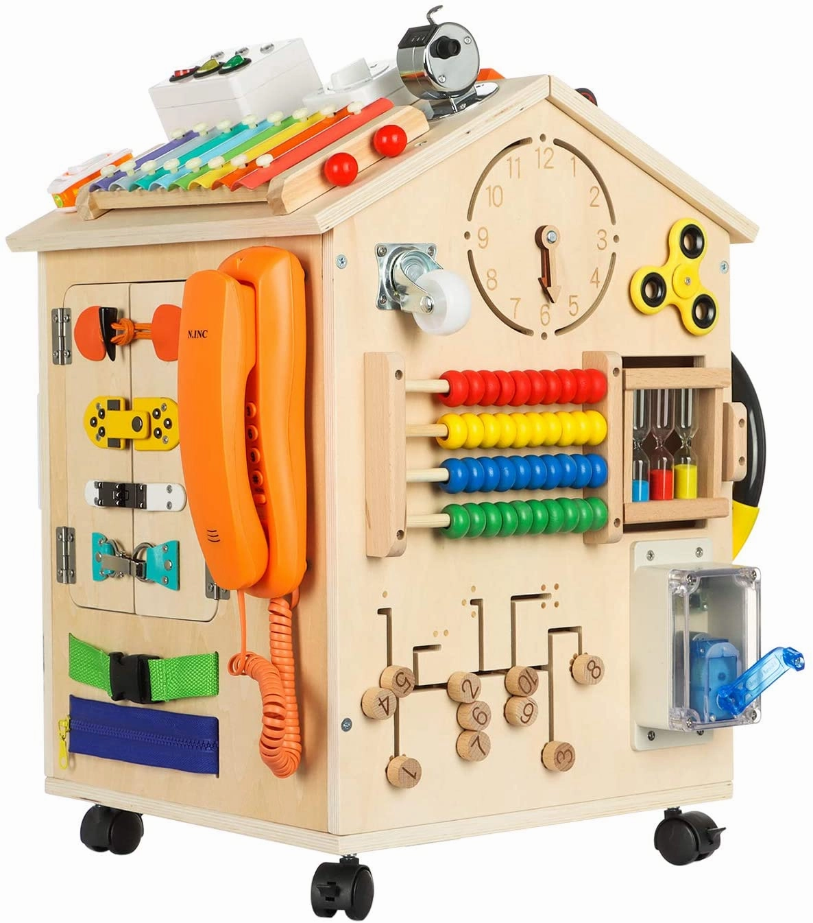 Learn Dress Active 3  Old Kids - Music Travel Learning Car Genenic Toys to Board Busy for High-end design Toddlers-38-IN-1 for Year Board House Busy and House Airplane Low-price Toys Toy or for