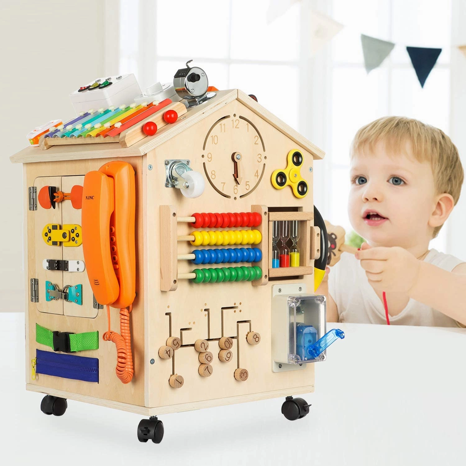 Learn Dress Active 3  Old Kids - Music Travel Learning Car Genenic Toys to Board Busy for High-end design Toddlers-38-IN-1 for Year Board House Busy and House Airplane Low-price Toys Toy or for
