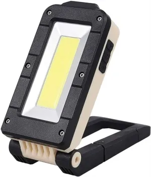 LED Camping Light, Portable Rechargeable LED Flashlight, 180 Rotatable Folding Snap Working Light for Car Repairing Emergency Camping Mountain Climbing