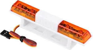 LED Flashing Light Bar, 360 Degree Balanced Astigmatism, 7 Modes Remote Control Car Part Accessory, Low Power Consumption