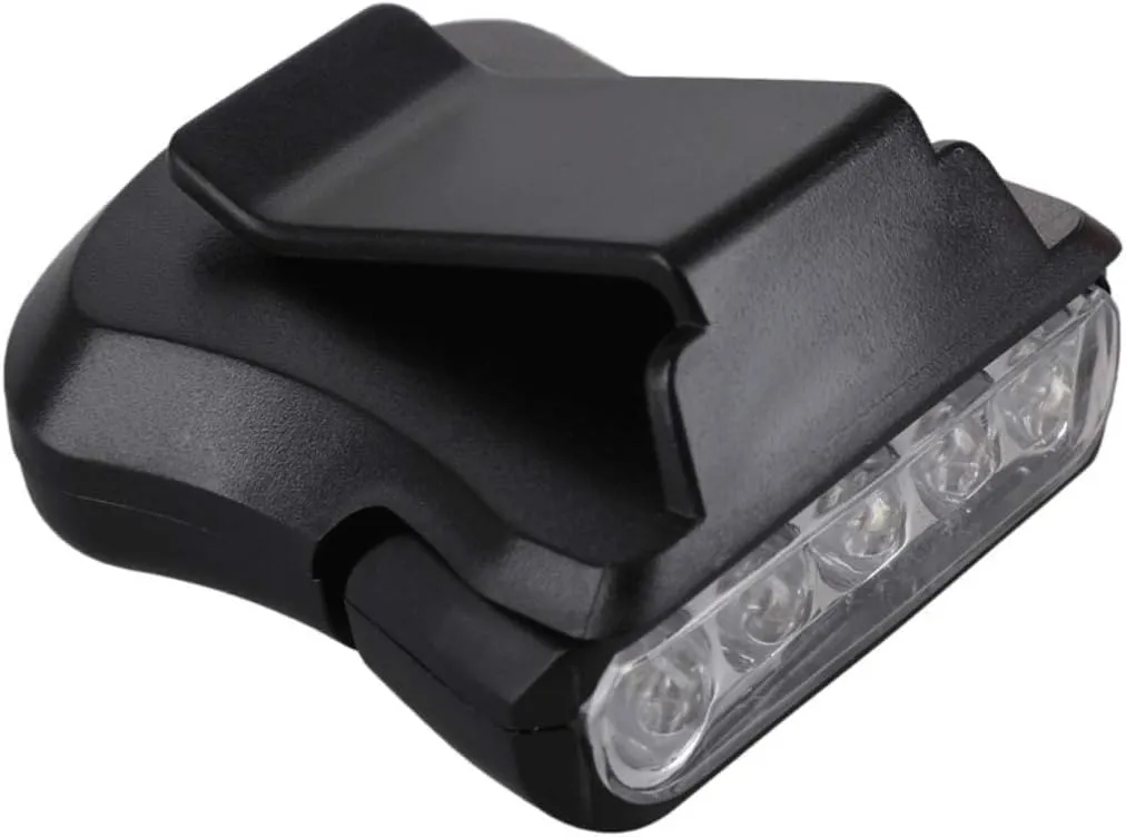 LED Head Torch,Outdoor headlamp-Bright Mini Clip on Cap Light - Rechargeable Waterproof Hat Light Flashlight Headlamp for Fishing Camping Hand Work Baseball Caps