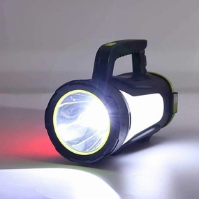 LED Flashlight, USB Rechargeable, Waterproof Torch Suitable for Adults and Kids - Hiking & Camping Gear Essentials