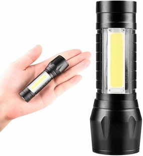 LED Flashlights, High Powered 10000 Lumens Super Bright Mini Pocket Flashlight, Rechargeable, Zoomable Waterproof Flash Lights for Emergency, Outdoor, Home, Camping, Hiking