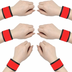 LED Glow Slap Bracelets Light Up Wristbands Flashing Arm Wrist Bands High Visibility Safety Gear Lights for Cycling Walking Running Concert Camping Outdoor Sports, Fits Women Men
