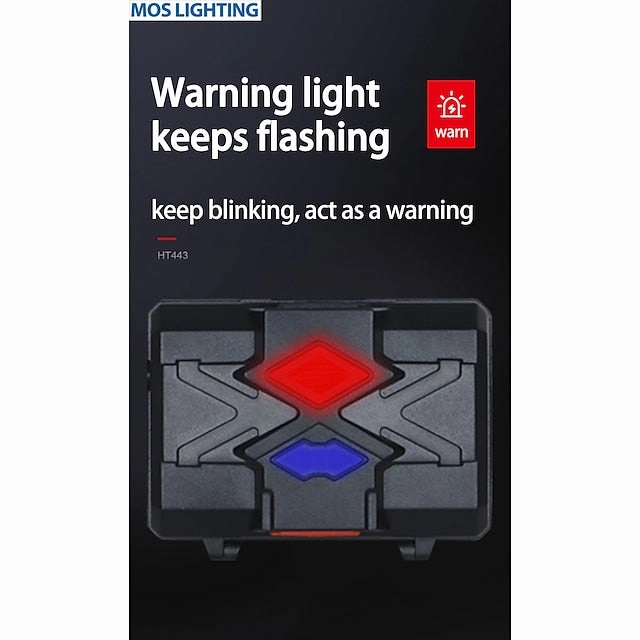 LED Headlight Outdoor Induction USB Rechargeable Super Bright Headlights Aluminum Alloy Headlamp Camping Fishing Cycling 3.7V