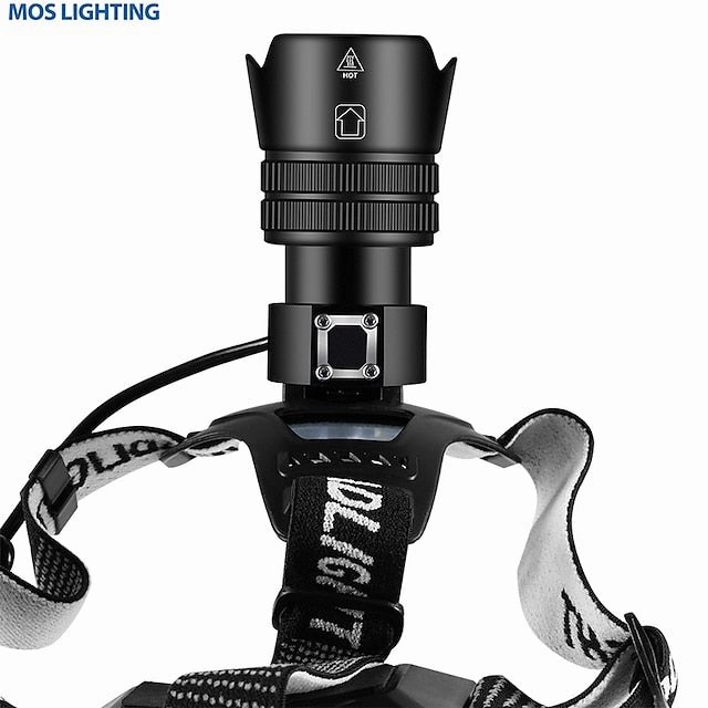 LED Headlight Outdoor Induction USB Rechargeable Super Bright Headlights Aluminum Alloy Headlamp Camping Fishing Cycling 3.7V