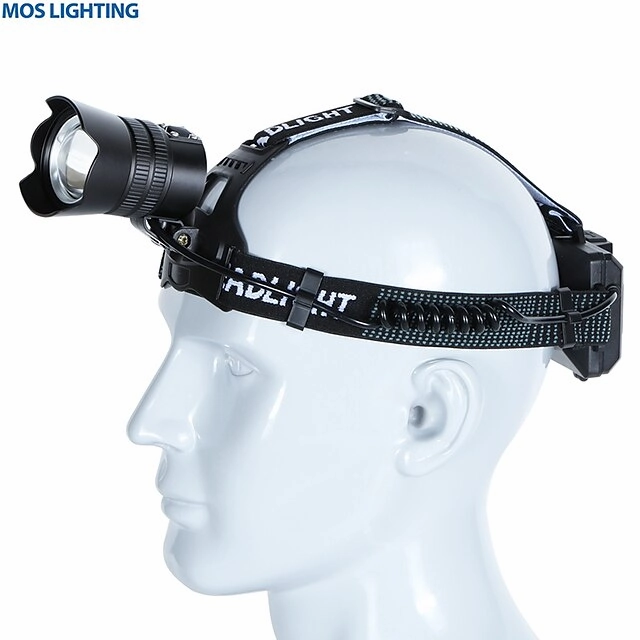LED Headlight Outdoor Induction USB Rechargeable Super Bright Headlights Aluminum Alloy Headlamp Camping Fishing Cycling 3.7V