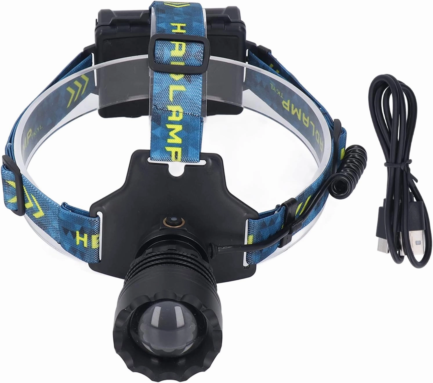 LED Rechargeable Headlight 3000LM Zoomable High Power Headlamp Emergency Cycling Fishing Outdoor Adventure Emergency Power Bank Safe Operation