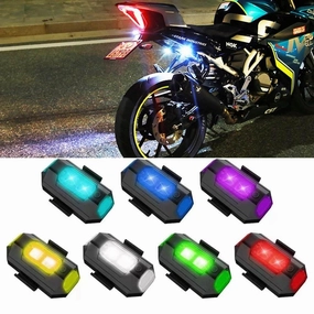 LED Strobe Lights - Universal Safety Lights for Motorcycles and Drones