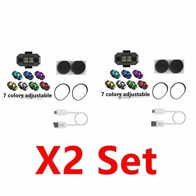 LED Strobe Lights - Universal Safety Lights for Motorcycles and Drones