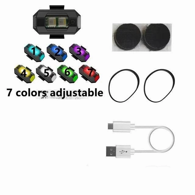 LED Strobe Lights - Universal Safety Lights for Motorcycles and Drones