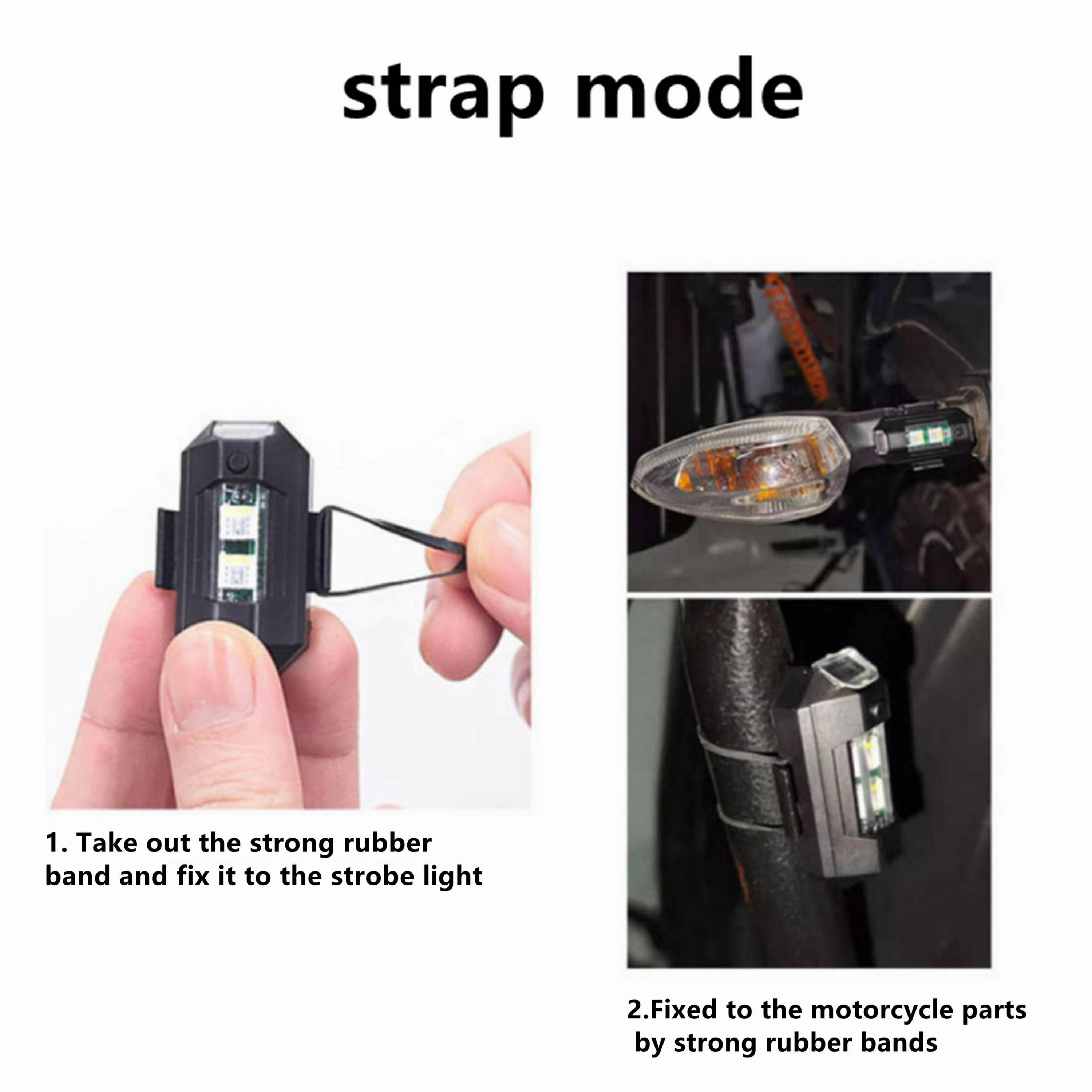 LED Strobe Lights - Universal Safety Lights for Motorcycles and Drones