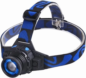 LED Strong Light Long-Range Headlight Rotary Focusing Direct Charging and Charging Portable Night Fishing Light Remote Searchlight