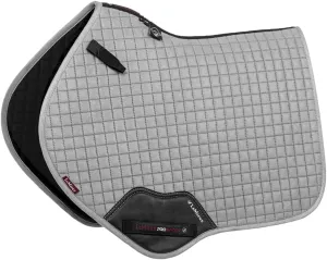 LeMieux Close Contact Suede Square Saddle Pad - English Saddle Pads for Horses - Equestrian Riding Equipment and Accessories (Grey - Large)