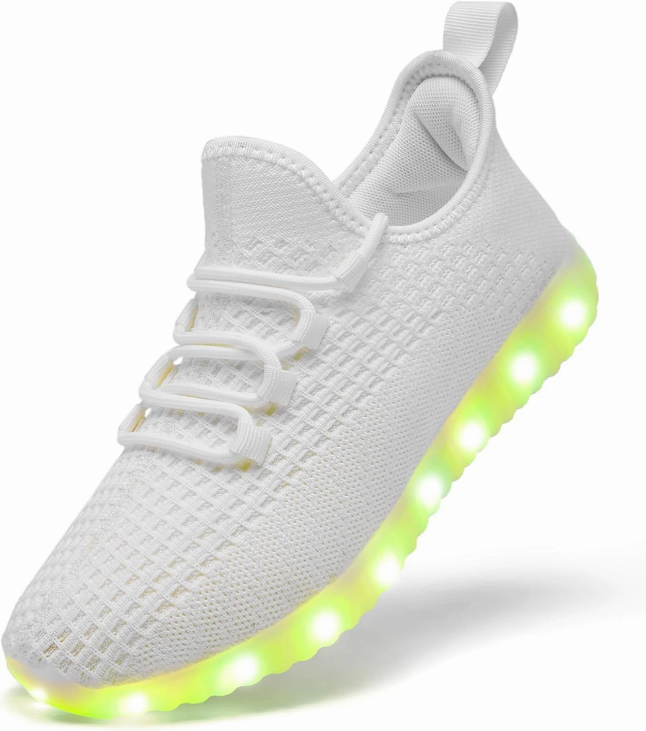 Light Up Shoes for Women Men, Unisex USB Charging LED Shoes Adult Halloween Mesh Upper Glowing Luminous Trainers Dancing Flashing Sneakers