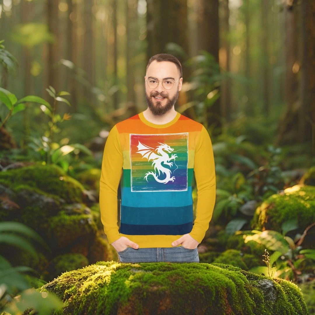 Lightweight Sweatshirt - Striped Dragon