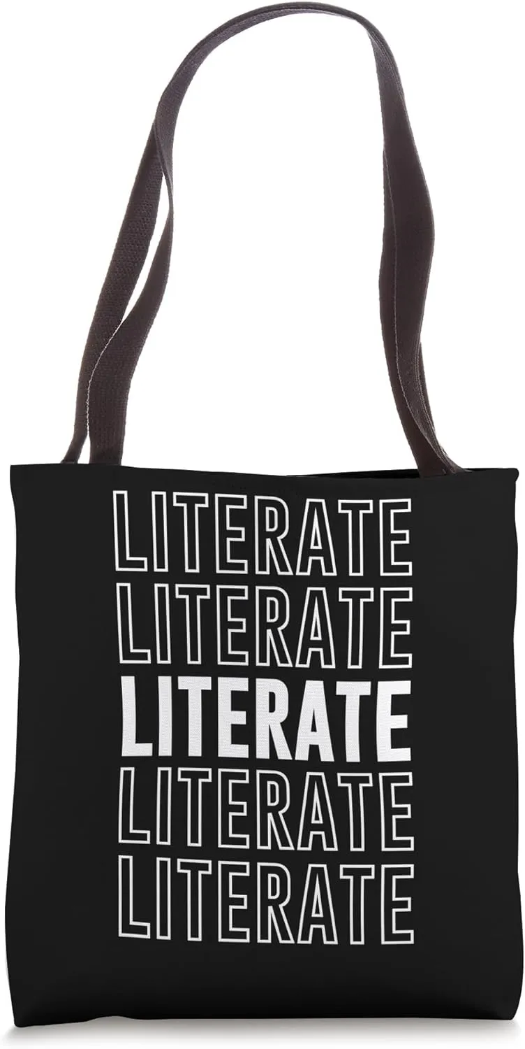 Literate Tote Bag