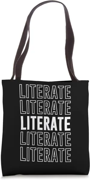 Literate Tote Bag