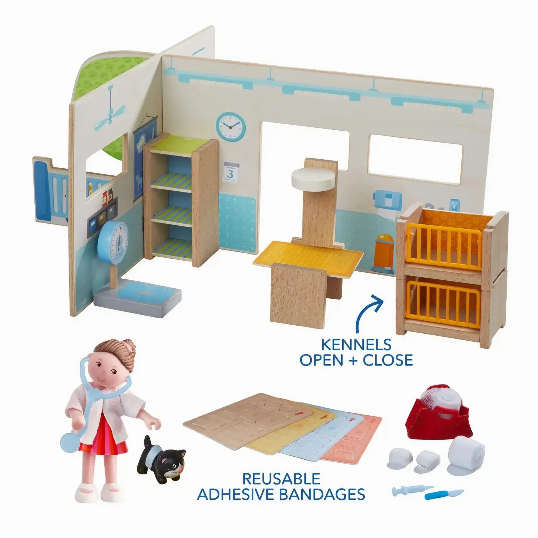 Little Friends Vet Clinic Play Set with Rebecca Doll and Vet