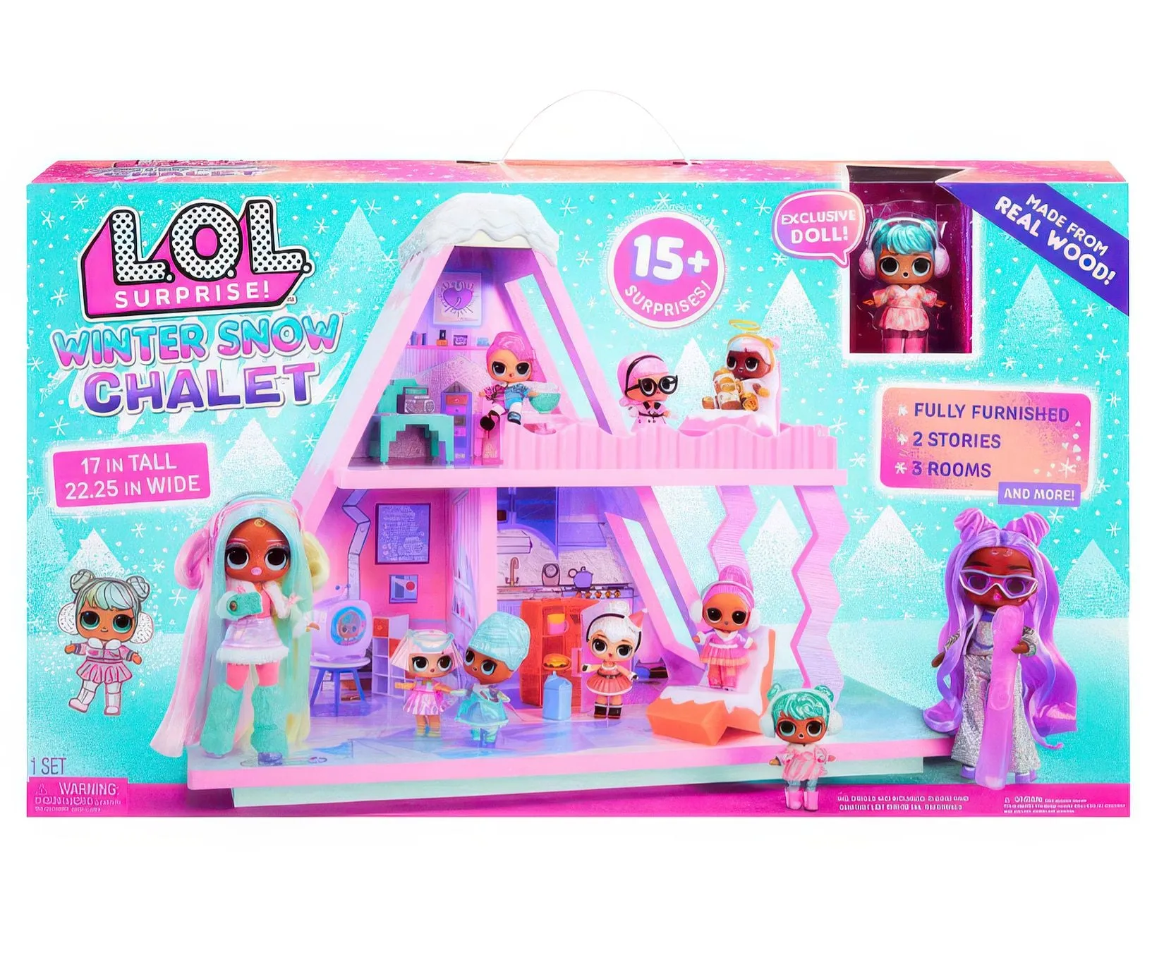L.O.L. Surprise! Winter Snow Chalet Playset