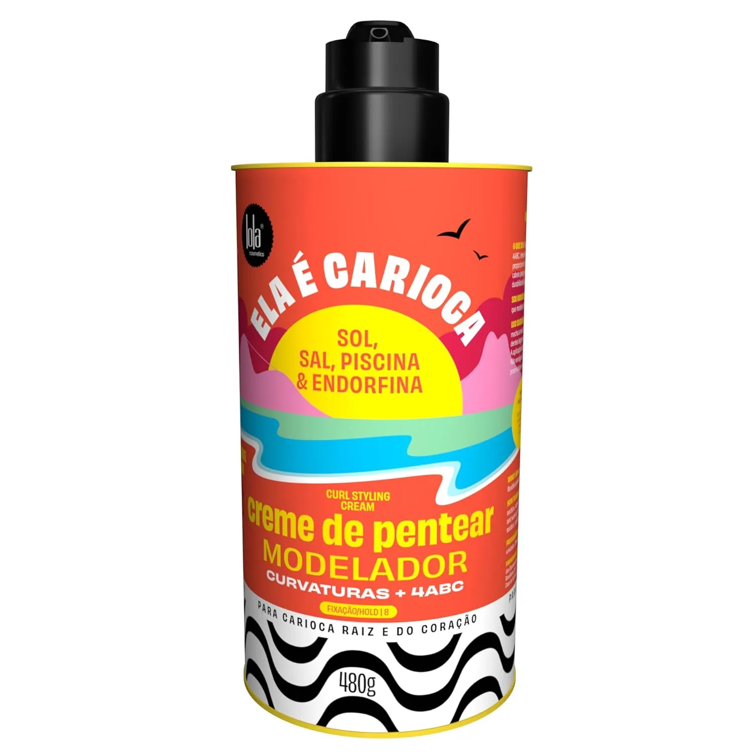 Lola From Rio - Ela E Carioca - 3ABC Curl-Defining Cream, Boost hydration, Minimize Frizz, Provide Soft, Flexible Control for 3ABC Curl Type 17.64 Fl Oz