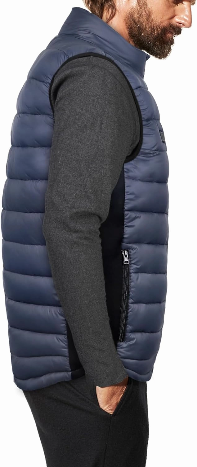 Loowoko Heated Vest for Men with Battery Pack Included, Rechargeable Electric Heating Jacket Coat, Lightweight Warming Vests