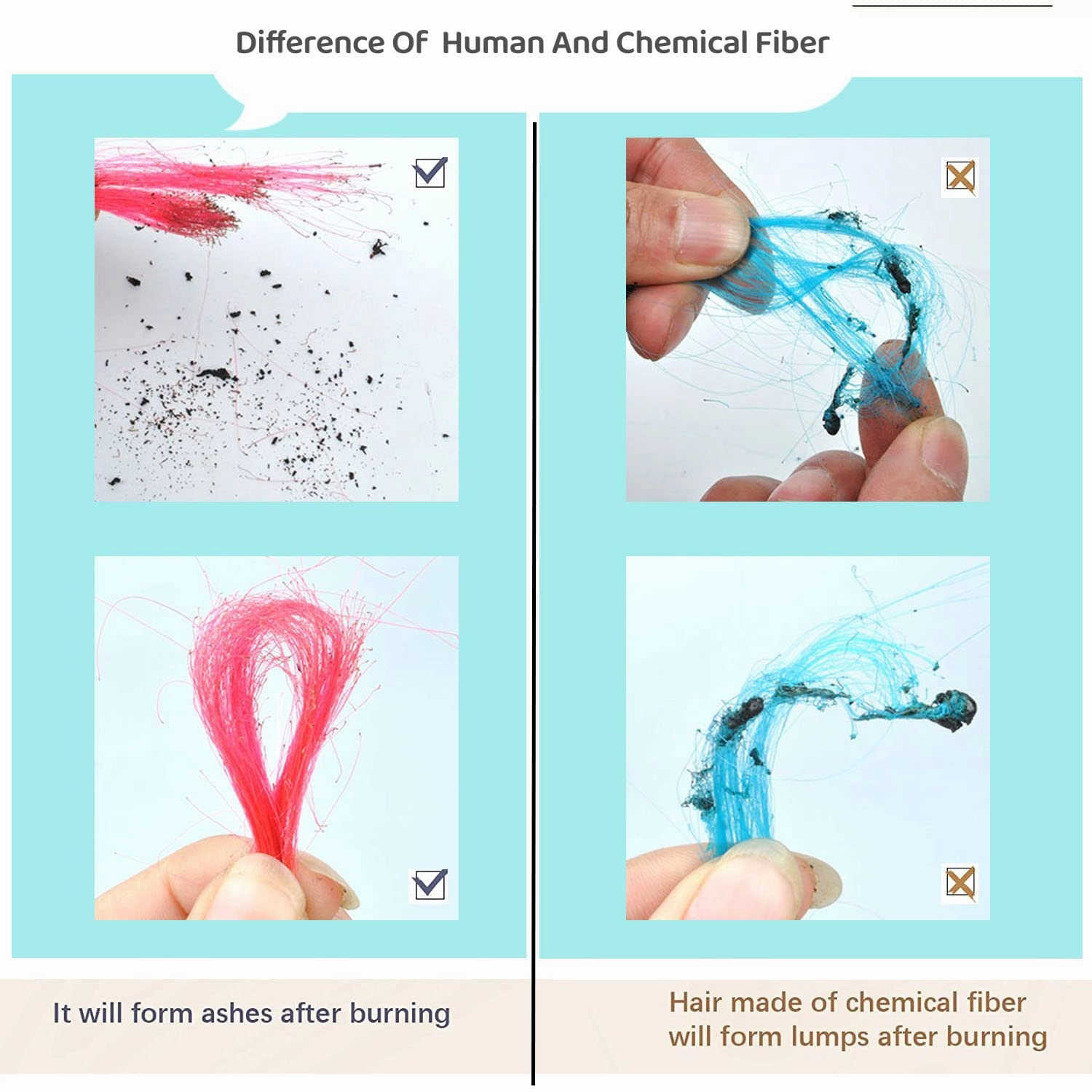 Lot 10 strands 20'' Long Solid Colorful I Tip Human Hair Extension,10  FREE Micro Beads,Hook (Blonde 613#, 20inch)