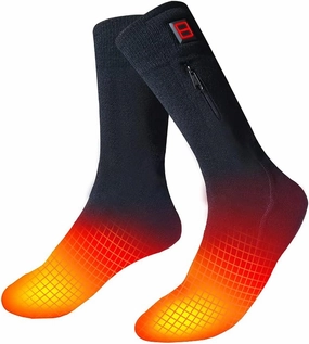 LPCRILLY Rechargeabel Electric Heated Socks ,3.7V Lower Safety Voltage Battery Powered Heating Hosiery For Men and Women, Riding Motorcycle and Bicycle Camping Hiking Fishing Skiing In Cold Winter Thermal socks foot warmer