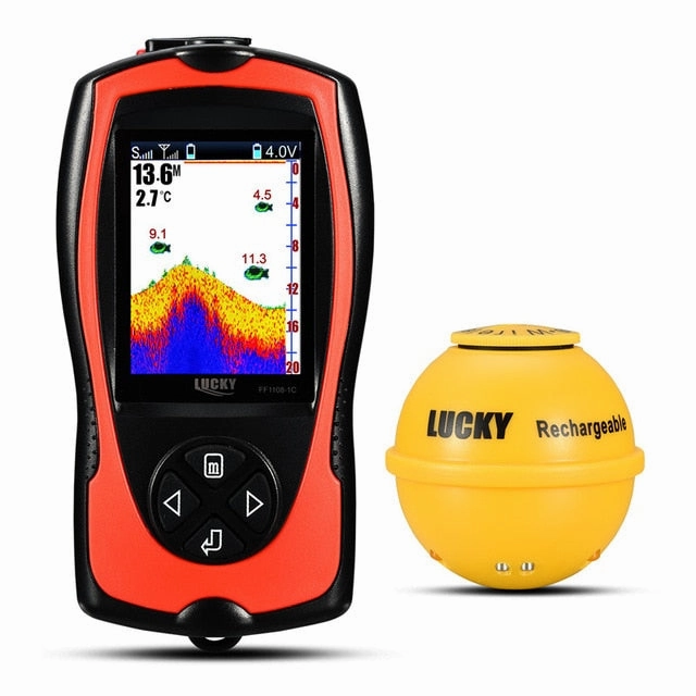 LUCKY FF1108-1CWLA Rechargeable Wireless Sonar for Fishing