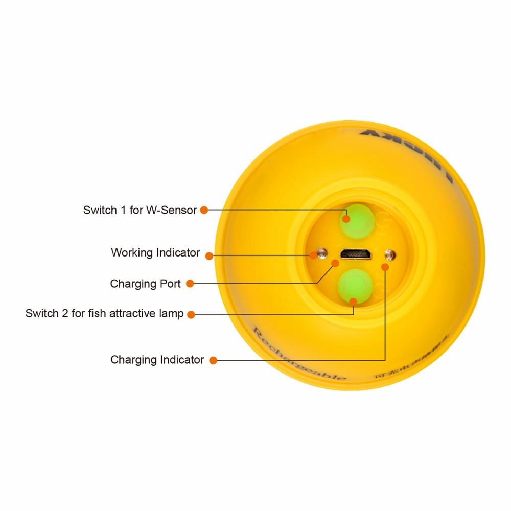 LUCKY FF1108-1CWLA Rechargeable Wireless Sonar for Fishing