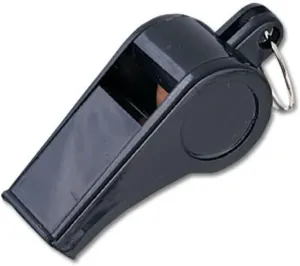 MacGregor Economy Plastic Whistle Pack, Black (One-Dozen)