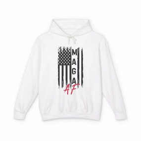 MAGA AF Unisex Lightweight Hooded Sweatshirt