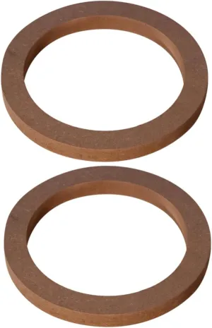 MAGICLULU 2pcs Wooden Speaker Pads Shock Car Accessories for Enhanced Audio Sound Muffler Plate for Automotive Easy to Install Vibration Reducing