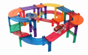 Magnetic Car Track Set 108pcs
