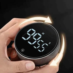 Magnetic Digital Kitchen Timer - Countdown Alarm Clock