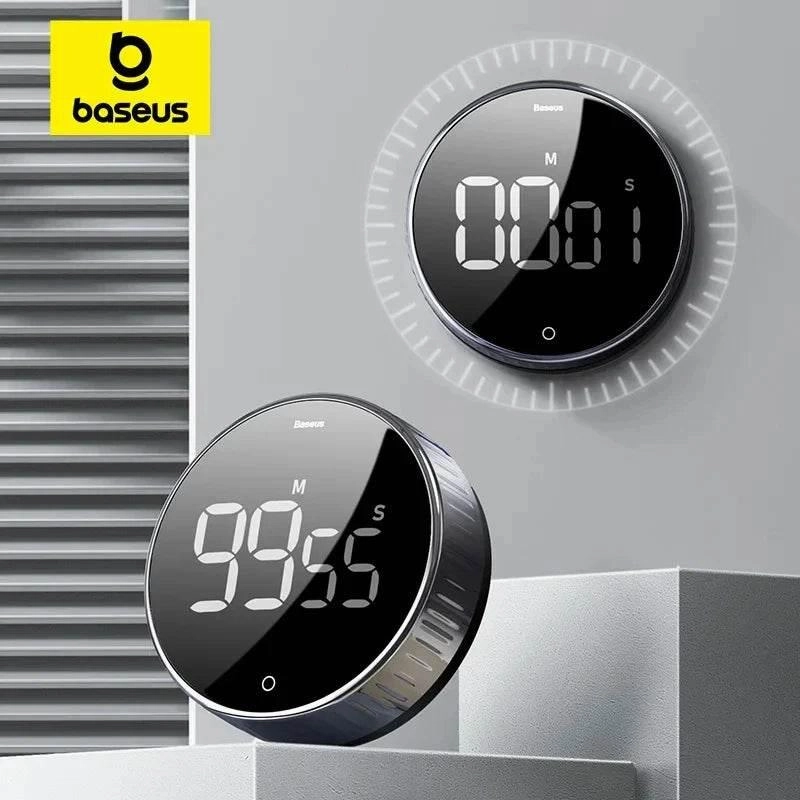 Magnetic Digital Kitchen Timer - Countdown Alarm Clock