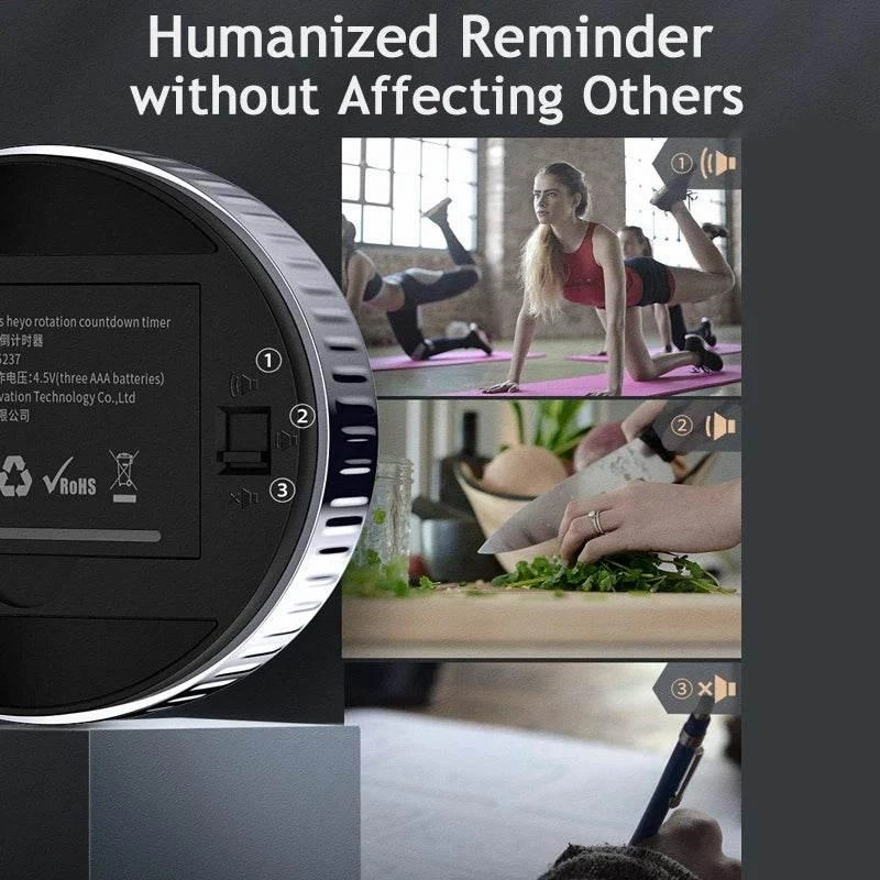 Magnetic Digital Kitchen Timer - Countdown Alarm Clock