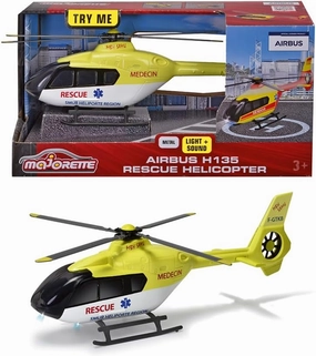Majorette - Grand Series - Samu Airbus Helicopter - 22 cm (1:43 scale) - Sound and Light - from 3 Years - 213713002002