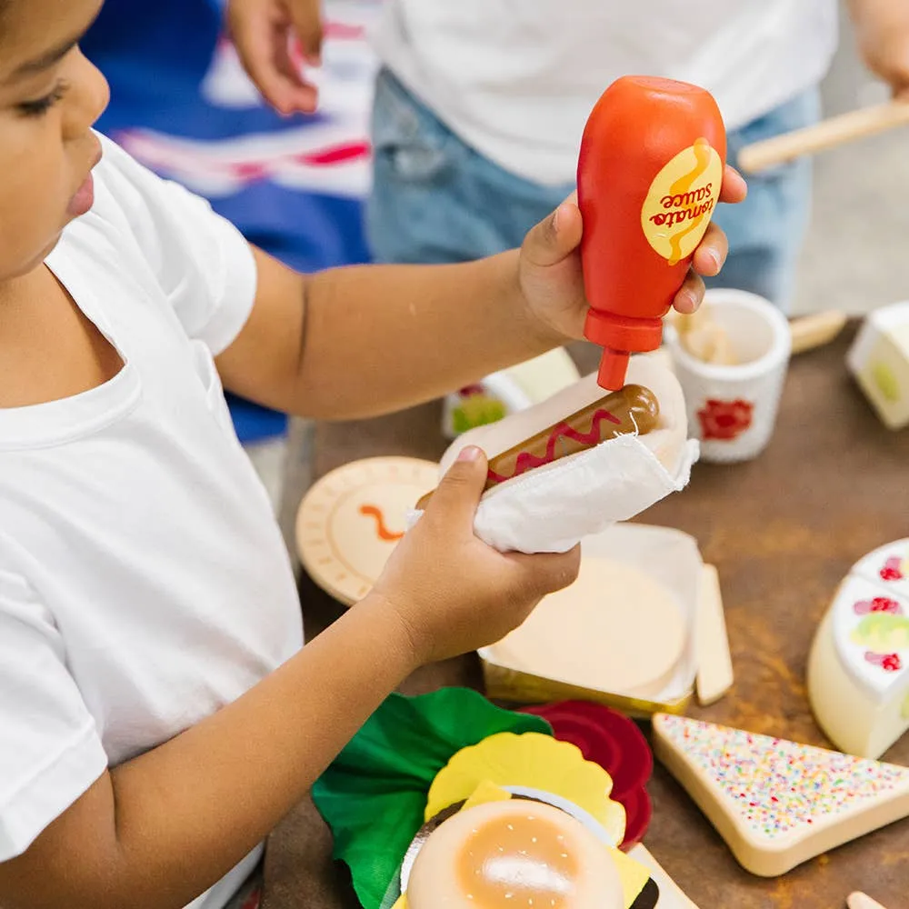 Make Me Iconic Wooden Toy Food Australian Food Set Play Kitchen Role Play Pretend and Imaginative Play 3yrs 