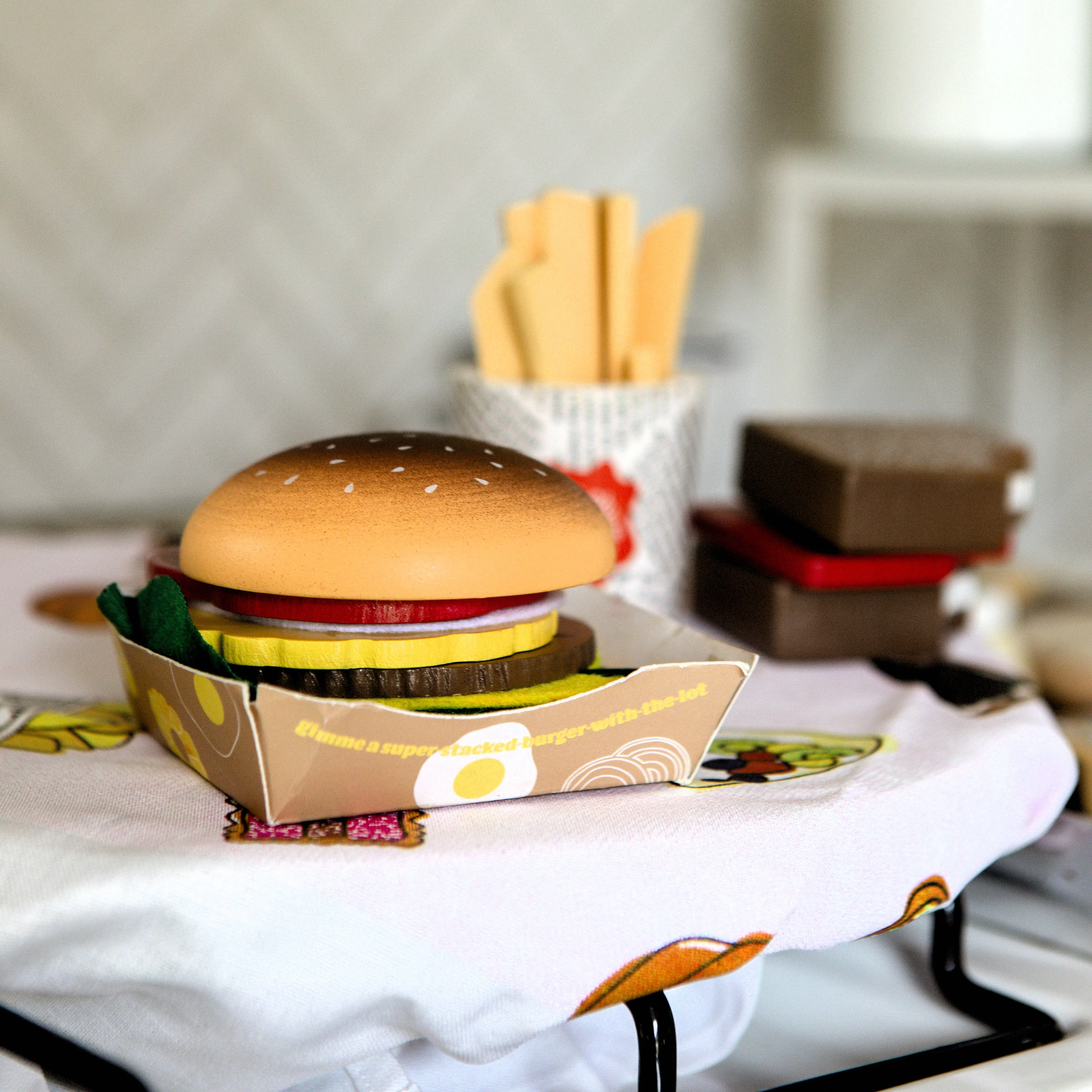 Make Me Iconic Wooden Toy Food Australian Food Set Play Kitchen Role Play Pretend and Imaginative Play 3yrs 