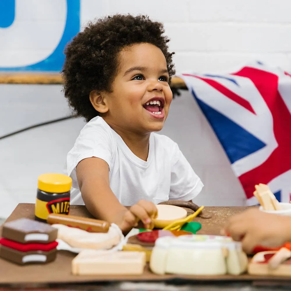 Make Me Iconic Wooden Toy Food Australian Food Set Play Kitchen Role Play Pretend and Imaginative Play 3yrs 