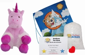 Make Your Own Stuffed Animal Mini 8 Inch Very Soft Mystic The Unicorn Kit - No Sewing Required!