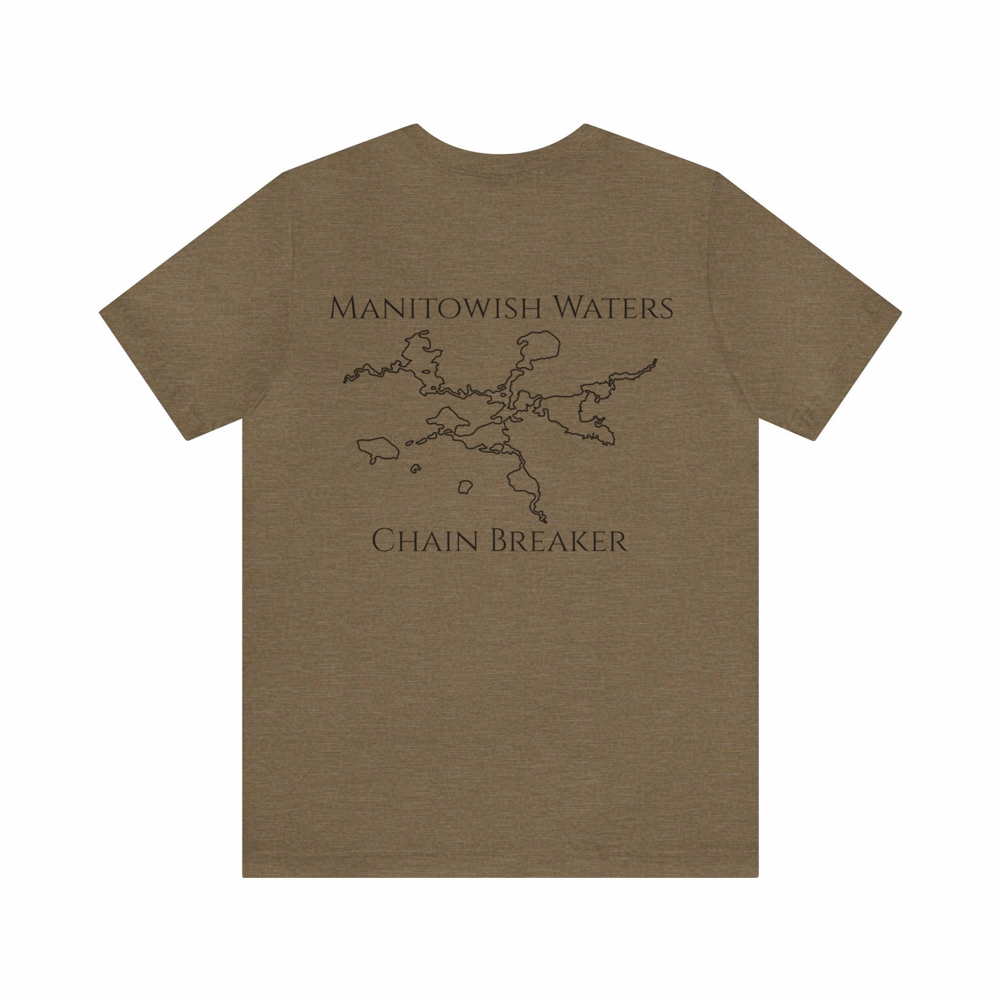 Manitowish Waters Unisex Lightweight Short Sleeve Tee