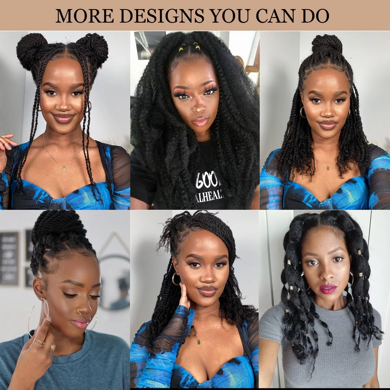 Marley Twist Braiding Hair 14 inch Afro Kinky Curly Crochet Braids 8 Packs Cuban Twist Crochet Braids Synthetic Low Maintenance Skin-Friendly Marley Hair Extensions(27#, Packs of 8)