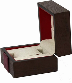 Matte Paint high-end Wooden Packaging Box Made of Pure Solid Wood Single Table Removable Table Pillow Watch Display Box (Black)