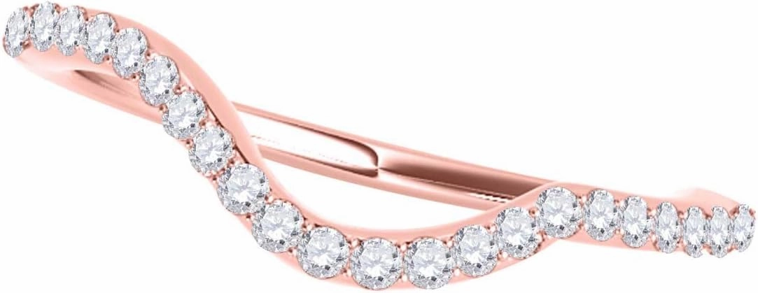 MauliJewels 1.91 Carat Halo Split Shank Interwined Design Sapphire prong 14k Rose Gold