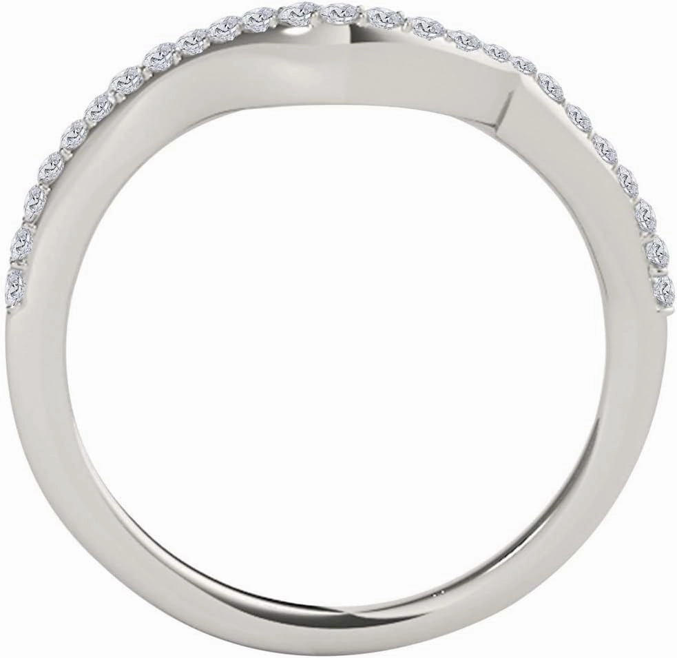 MauliJewels 1.91 Carat Halo Split Shank Interwined Design Sapphire prong 14k White Gold