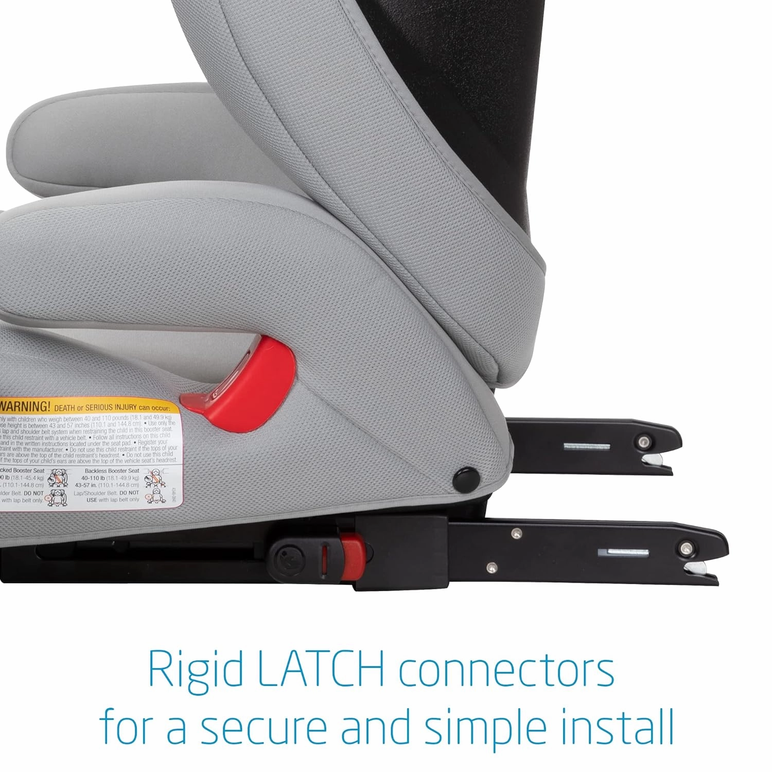 Maxi-Cosi High Back Booster Seats for Cars 40-100 lbs, Rodi Sport, Polished Pebble