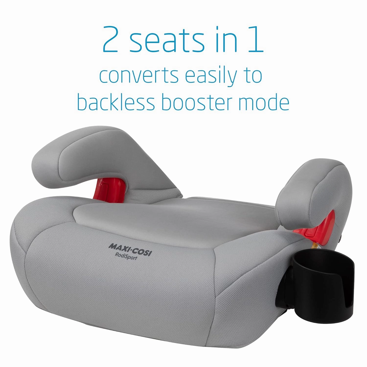 Maxi-Cosi High Back Booster Seats for Cars 40-100 lbs, Rodi Sport, Polished Pebble